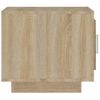 Mesa De Centro Madera Contrachapada Roble Sonoma 51x50x45 Cm Vidaxl