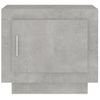 Mesa De Centro Madera Contrachapada Gris Hormigón 51x50x45 Cm Vidaxl