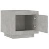 Mesa De Centro Madera Contrachapada Gris Hormigón 51x50x45 Cm Vidaxl