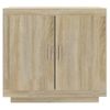 Aparador De Madera Contrachapada Roble Sonoma 80x40x75 Cm Vidaxl