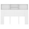 Mueble Cabecero Blanco 140x19x103,5 Cm Vidaxl