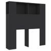 Mueble Cabecero Negro 100x18,5x104,5 Cm Vidaxl