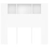 Mueble Cabecero Blanco 120x18,5x102,5 Cm Vidaxl