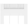 Mueble Cabecero Blanco 140x18,5x104,5 Cm Vidaxl