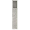 Mueble Cabecero Gris Hormigón 140x18,5x104,5 Cm Vidaxl