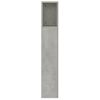 Mueble Cabecero Gris Hormigón 160x18,5x104,5 Cm Vidaxl