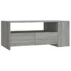 Mesa De Centro Madera Contrachapada Gris Sonoma 102x55x42 Cm Vidaxl