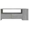 Mesa De Centro Madera Contrachapada Gris Sonoma 102x55x42 Cm Vidaxl