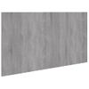 Cabecero De Cama Madera Contrachapada Gris Sonoma 160x1,5x80 Cm Vidaxl