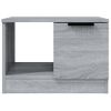 Mesa De Centro Madera Contrachapada Gris Sonoma 50x50x36 Cm Vidaxl