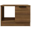 Mesa De Centro Madera Contrachapada Roble Marrón 50x50x36 Cm Vidaxl