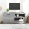 Mueble Para Tv Madera Contrachapada Gris Sonoma 80x35x36,5 Cm Vidaxl