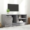 Mueble Para Tv Madera Contrachapada Gris Sonoma 80x35x36,5 Cm Vidaxl