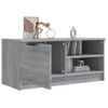 Mueble Para Tv Madera Contrachapada Gris Sonoma 80x35x36,5 Cm Vidaxl