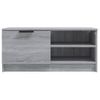 Mueble Para Tv Madera Contrachapada Gris Sonoma 80x35x36,5 Cm Vidaxl