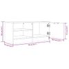 Muebles Para Tv 2 Uds Contrachapado Marrón Roble 80x35x36,5 Cm Vidaxl