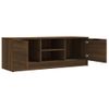 Mueble De Tv Madera Contrachapada Marrón Roble 102x35x36,5 Cm Vidaxl