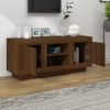 Mueble Para Tv Madera Contrachapada Roble Marrón 102x35x45 Cm Vidaxl