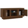 Mueble Para Tv Madera Contrachapada Roble Marrón 102x35x45 Cm Vidaxl