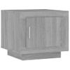 Mesa De Centro Madera Contrachapada Gris Sonoma 51x50x45 Cm Vidaxl