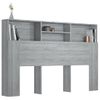 Mueble Cabecero Color Gris Sonoma 160x19x103,5 Cm Vidaxl