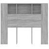 Mueble Cabecero Gris Sonoma 120x18,5x102,5 Cm Vidaxl