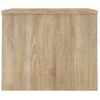 Mesa De Centro Madera Contrachapada Roble Sonoma 80x50,5x41,5cm Vidaxl