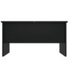 Mesa De Centro Madera Contrachapada Negra 80x50x42,5 Cm Vidaxl