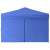 Carpa Para Fiestas Plegable Con Paredes Laterales Azul 3x3 M Vidaxl