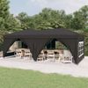 Carpa Para Fiestas Plegable Con Paredes Gris Antracita 3x6 M Vidaxl