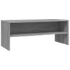 Mueble De Tv Madera Contrachapada Gris Sonoma 100x40x40 Cm Vidaxl