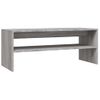 Mesa De Centro Madera Contrachapada Gris Sonoma 100x40x40 Cm Vidaxl