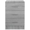 Mesitas De Noche 2 Uds Madera Gris Sonoma 38x35x56 Cm Vidaxl