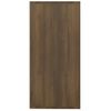 Aparador Madera Contrachapada Roble Marrón 88x30x65 Cm Vidaxl