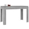 Mesa De Comedor Madera Contrachapada Gris Sonoma 120x60x76 Cm Vidaxl