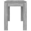 Mesa De Comedor Madera Contrachapada Gris Sonoma 120x60x76 Cm Vidaxl