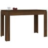 Mesa De Comedor Madera Contrachapada Roble Marrón 120x60x76 Cm Vidaxl