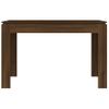 Mesa De Comedor Madera Contrachapada Roble Marrón 120x60x76 Cm Vidaxl