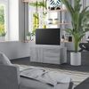 Mueble De Tv Madera Contrachapada Gris Sonoma 80x34x36 Cm Vidaxl