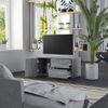 Mueble De Tv Madera Contrachapada Gris Sonoma 80x34x36 Cm Vidaxl