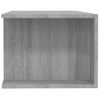 Mueble De Tv Con Luces Led Gris Sonoma 135x39x30 Cm Vidaxl