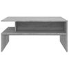 Mesa De Centro Madera Contrachapada Gris Sonoma 90x60x42,5 Cm Vidaxl