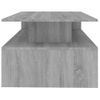 Mesa De Centro Madera Contrachapada Gris Sonoma 90x60x42,5 Cm Vidaxl