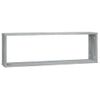 Estante Cúbico De Pared 4 Uds Madera Gris Sonoma 80x15x26,5 Cm Vidaxl