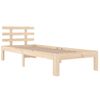 Estructura De Cama Madera Maciza 90x190 Cm Vidaxl