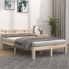 Estructura De Cama Madera Maciza 120x190 Cm Vidaxl