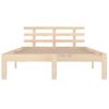 Estructura De Cama Madera Maciza 120x190 Cm Vidaxl