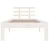 Estructura De Cama Madera Maciza Blanca 100x200 Cm Vidaxl