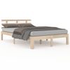 Estructura De Cama Madera Maciza 120x200 Cm Vidaxl