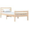 Estructura De Cama Madera Maciza 90x190 Cm Vidaxl